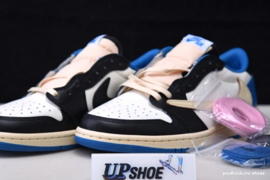 SP DM7866-140 Travis Fragment Jordan 1 Low OG x Scott Retro 0207